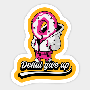 Donut Man design Sticker